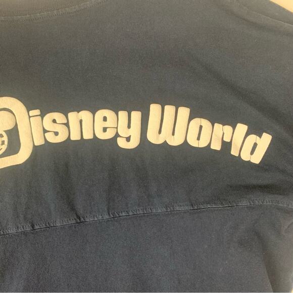 Disney parks kids xl spirit jersey navy blue white girls boys long sleeve - Picture 9 of 10